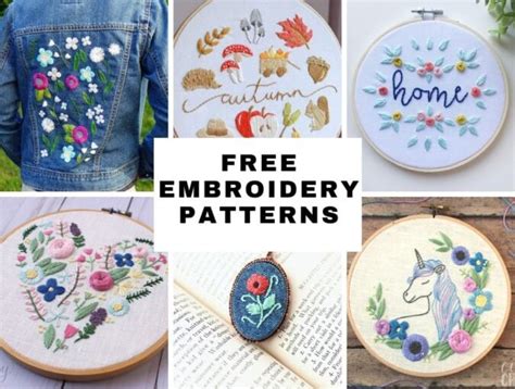26+ Free Hand Embroidery Patterns (Adorable and .